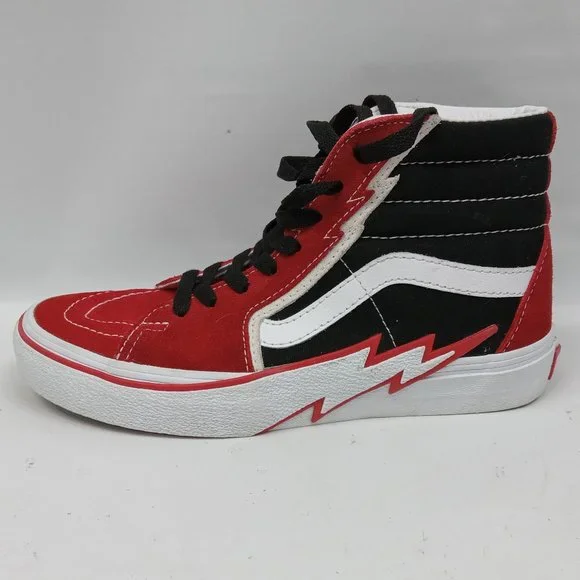 VANS Sk8-Hi Bolt Skate Lightning Bolt 721454 Canvas High Top Size 5.5 - Picture 11 of 13